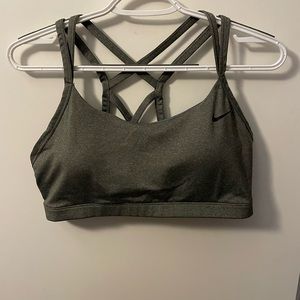 Gray Nike Sports Bra - Large